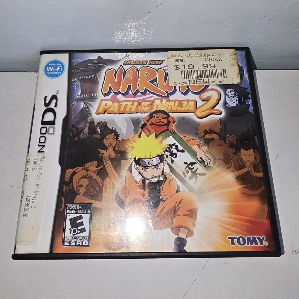 Naruto: Path Of The Ninja 2 2008 Nintendo DS With Manual